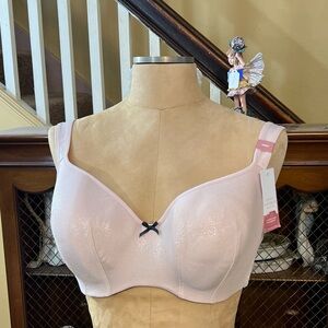 Cacique NWT Pink Iridescent NWT Bra.  Size 40 DD.